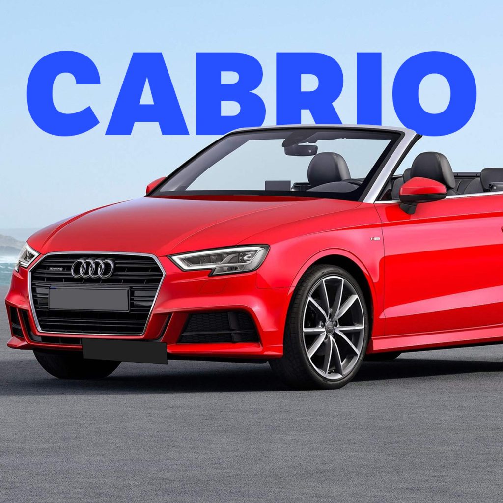 Audi rossa cabrio